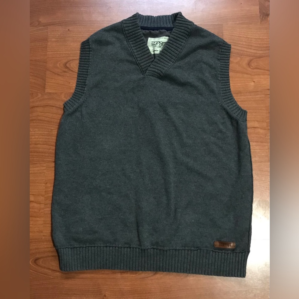 ESPRIT Men's Gray Vest